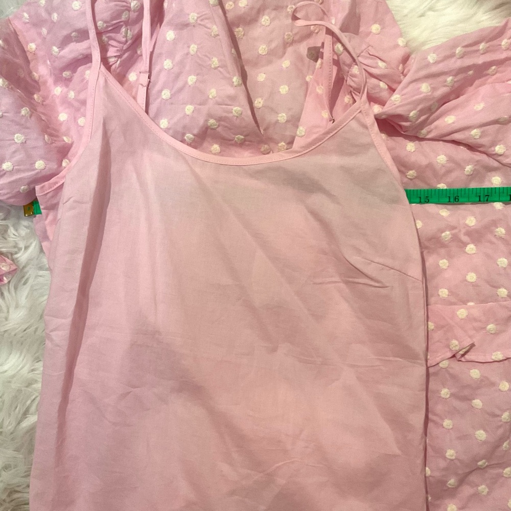 Pink Polka Dot Women's Top - Picture 5 of 5